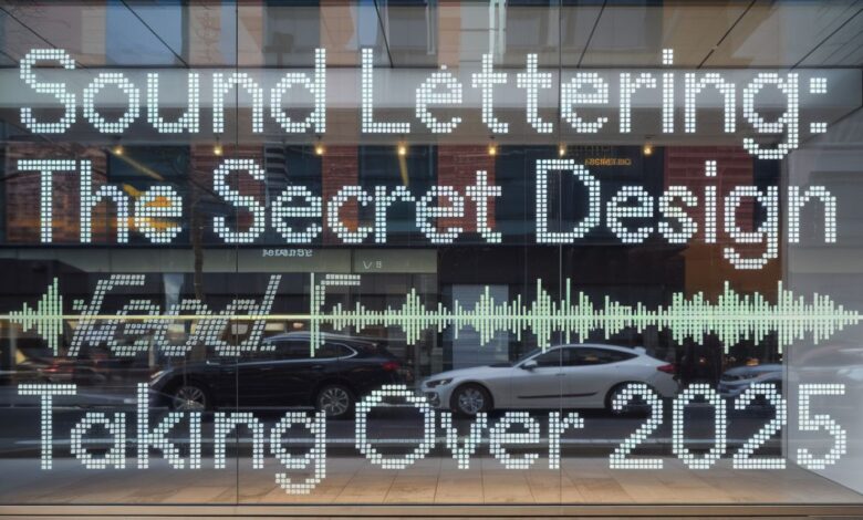 Sound Lettering: The Secret Design Trend Taking Over 2025