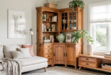 Discover the Timeless Appeal of Corner Wooden Cupboards: Why They're a Must-Have