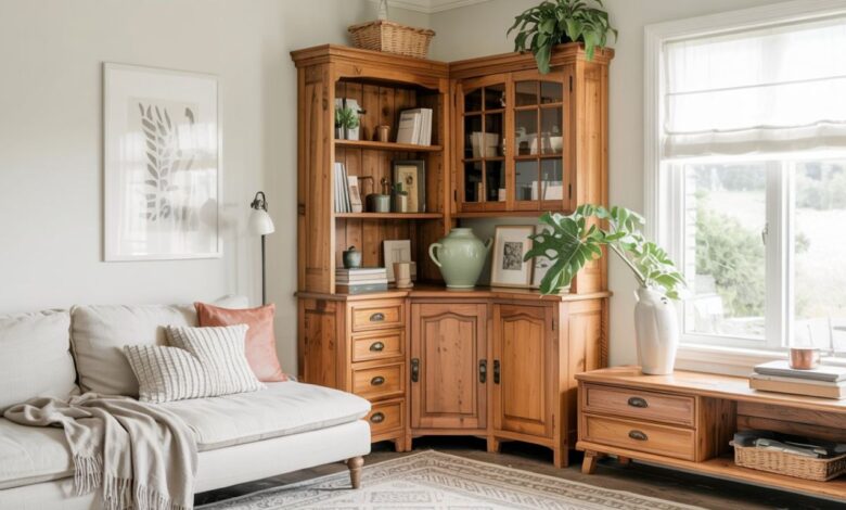 Discover the Timeless Appeal of Corner Wooden Cupboards: Why They're a Must-Have