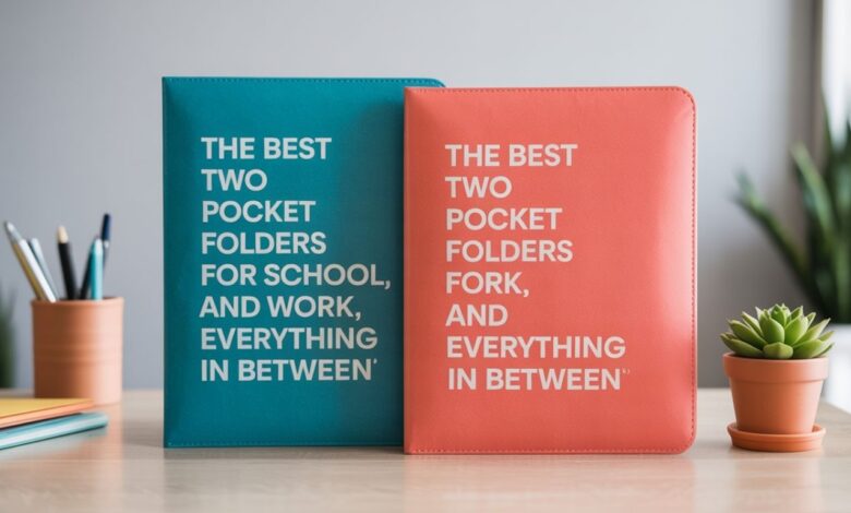 The Best Two Pocket Folders for School, Work, and Everything In Between